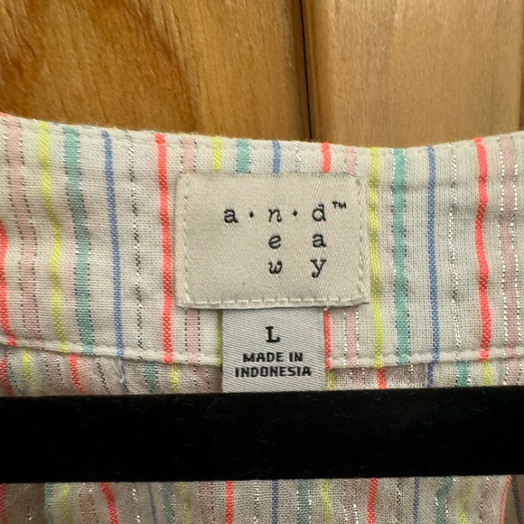 Target - A New Day, striped top, size large - Picture 4 of 4